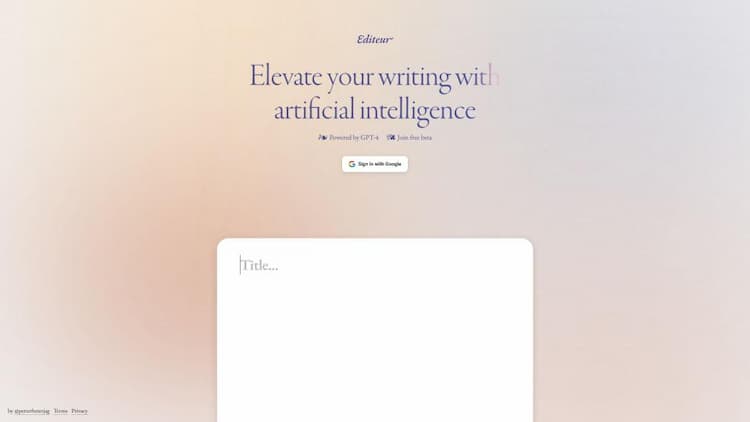 Editeur.ai
