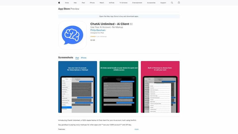 ChatAi Unlimited - Native ChatGPT Client