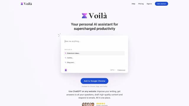 Voil - ChatGPT browser assistant