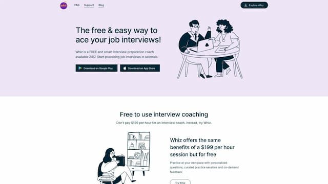 Whiz: AI Job Interview Prep