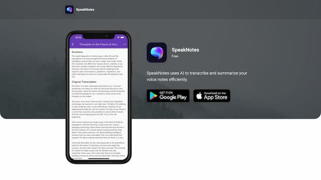 SpeakNotes