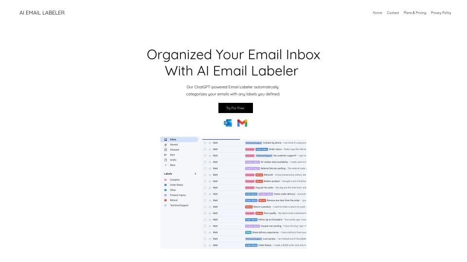 AI Email Labeler