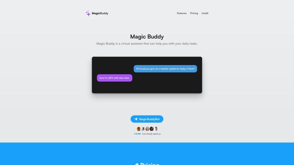 MagicBuddy - ChatGPT in Telegram